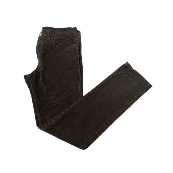 APC Corduroy Pants Mens 30 Brown Petit Standard Button Fly Straight Slim Fit - Picture 16 of 16